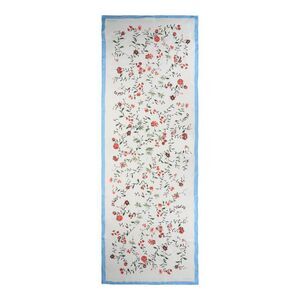 Givenchy Floral Print Silk Scarf Womens
